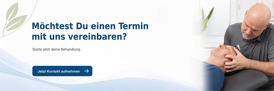 Termin für Kieferbehandlung vereinbaren CTA CMD