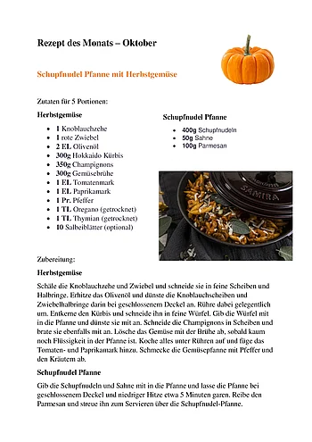 Rezept des Monats