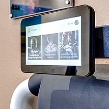 an unseren hochmodernen, chipbasierten Geräten von Technogym wird auch der Bewegungsablauf individuell gespeichert. mywellness